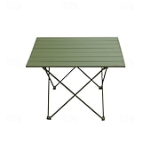 お買い得  キャンプ用家具-ポータブルキャンプサイドテーブル、超軽量アルミ折りたたみビーチテーブル、キャリーバッグ付き、屋外調理、ピクニック、キャンプ、ボート、旅行用