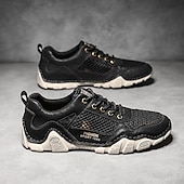 preiswerte Outdoor-Sandalen-Braune Mesh-Sport-Sneaker für Herren – leistungsstarke Sportschuhe zum Laufen, Wandern und für die Freizeit