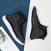 Χαμηλού Κόστους Ανδρικά Sneakers-ανδρικά κόκκινα και λευκά ψηλά αθλητικά παπούτσια μπάσκετ με απορρόφηση κραδασμών – κορυφαία άνεση και ανθεκτικότητα για αθλητικές επιδόσεις