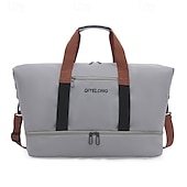 abordables stockage de bagages et de voyage-Sac de voyage week-end avec compartiment à chaussures, sac de sport avec séparation humide et sec pour femmes et hommes, sac fourre-tout léger de grande capacité pour les voyages, le sport et le