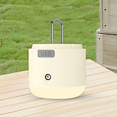 billiga Campingljus &amp;amp; lyktor-1 st utomhus campingljus fläkt multifunktionsspray fyra växlar dimmer två växlar dimning usb laddningsupphängningskrok