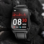 tanie Smartwatche-E500 Smart Watch 1.92 cala Smartwatch Fitness Biegowy Zegarek Bluetooth ECG+PPG Monitorowanie temperatury Krokowiec Kompatybilny z Android iOS Kobiety Mężczyźni Długi czas pracy wodoodporny IP67