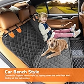 cheap Car Seat Covers-Dog Car Seat Cover for Pets Waterproof Seat Cover Heavy Duty Scratch Proof Nonslip Durable Soft Back Seat Covers for Cars
