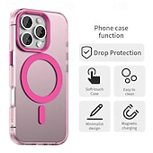billige iPhone-etuier-Magnetisk adsorpsjonsdeksel AirTag iPhone 16/15/14/13/12 Pro Max Plus PC Metall sjokkbeskyttende bakdeksel med trådløs lading og kamerabeskyttelse