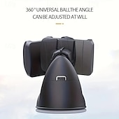 cheap Car Holder-Free Rotating Car Phone Holder Adjustable Horizontal And Vertical Strong Vacuum Adsorption Car Gps Navigation Bracket Suitable For All Compatible Cell Phones