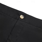 Χαμηλού Κόστους Αργία-Ανδρικά Σορτς από λινό Φόρεμα Σορτς Καλοκαιρινό σορτς Σορτς παραλίας Φερμουάρ Τσέπη Κουμπιά Συμπαγές Χρώμα Σκέτο Άνεση Moale Μήκος γόνατος ΕΞΩΤΕΡΙΚΟΥ ΧΩΡΟΥ Causal Καθημερινά Διακοπές Μοντέρνα