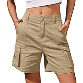 economico Pantaloni e pantaloncini-Per donna Shorts da corsa Shorts Cargo Shorts da escursionismo Esterno Vestibilità regolare Asciugatura Rapida Pantaloncini Elastico in vita Grigio scuro Nero Caccia Arrampicata Corsa S M L XL XXL