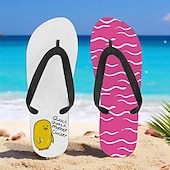 billiga Semester Sandaler-flip flops med anktryck för män – rolig och avslappnad stil för strandpromenader, sommarfester utomhus och slappa vid poolen