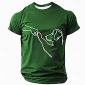  Homens Animal Engraçado Camiseta Manga Curta Camiseta Impressão 3D Gola Redonda Camisa Moda Exagerado Diário Casual Diário Festa Azul Preto Verão Primavera Roupa S M L XL XXL XXXL