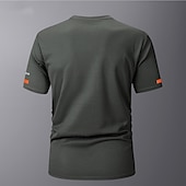 cheap Basic T shirts-Men&#039;s Sport T Shirt Quick Dry  Tee Crew Neck Summer Solid Color Plain Short Sleeves Sports &amp; Outdoors Casual Basic Fitness Casual Daily Dark Grey White Black Top Tee for Men