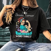 levne Topy-Trička Tričko Retro plakát Retro dívka Grafika Pro Dámské Dospělé Plesová maškaráda Horká ražba Běžné / Denní