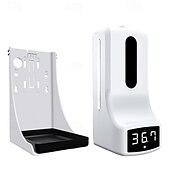 cheap Soap Dispensers-Soap Dispenser Automatic Liquid Soap Dispensers Infrared Hand Temperature Measurement with Liquid Soap Dispenser Wall-Mounted for Home Schools and Communities