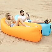 abordables Juguetes de agua-Sofá inflable versátil plegable suave &amp;Inflado rápido para acampar &amp;¡Descansando! Regalo de Navidad, Halloween y Acción de Gracias