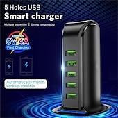 olcso USB-elosztók-USB 3.0 USB C Hubok 5 Portok 5 az 1-ben USB Hub val vel USB2.0*3 5V / 3A Power Delivery Kompatibilitás Okostelefon