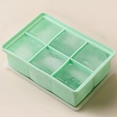 abordables Plateaux à glaçons-Moule à glaçons géant, moule à glaçons carré réutilisable sans BPA, moules à glaçons en silicone pour bonbons au caramel