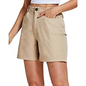 preiswerte Unterteile-Damen Laufshorts Cargoshorts Wandershorts Außen Normale Passform Schnelltrocknend Shorts Elastischer Bund Schwarz Khaki Spandex Jagd Klettern Laufen S M L XL XXL