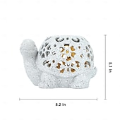 economico Luci paesaggistiche-1 pz. Luce decorativa solare per esterni a forma di tartaruga cava, per cortile, giardino, sentiero, parco, paesaggio, ornamento, luce, statua, animale carino.