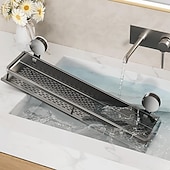 preiswerte Küchen-Aufbewahrung-Multifunktionales Küchenregal mit Saugnapf – Haken zum Aufhängen an der Wand, Messerhalter &amp;Schaufel-Hängeregal, Topfdeckelregal, Komplettlösung zur Aufbewahrung von Küchengeschirr