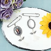 baratos Formatura-broche de alfinete de formatura personalizado, pingente de foto personalizado, melhor presente de condolências para formatura de casamento, aniversário ou aniversário, ideal para amigos e familiares