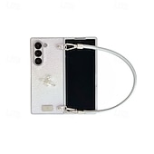 Χαμηλού Κόστους Samsung Θήκη-τηλέφωνο tok Για Samsung Galaxy Z Διπλώστε 6 Z Fold 5 Z Fold 4 Z Fold 3 Πίσω Κάλυμμα με λουράκι καρπού Ανθεκτική σε πτώσεις Ρετρό TPU PC
