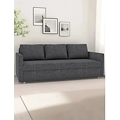 baratos Capa do sofá futon.-capa de sofá-cama capa de futon capa de poliéster acolchoado de cor sólida capa frihetcover litb capa prime