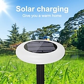 baratos Luzes Subaquáticas-1 pc led solar luzes de chão ao ar livre à prova d&#039;água rgb luz colorida piscina luz terra plug in dupla finalidade split design ip65 à prova d&#039;água pátio jardim gramado caminho piscina fonte paisagem