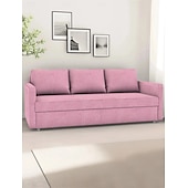 baratos Capa do sofá futon.-capa de sofá-cama capa de futon capa de poliéster acolchoado de cor sólida capa frihetcover litb capa prime