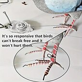 Недорогие Детские бассейны-1 многофункциональный охотничий брелок для ключей для быстрой установки ловушек с легкозастегивающейся пряжкой - прочный полиэтиленовый материал прозрачно-белого цвета, подходит для ловли кур, уток и