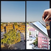 cheap Wall Stickers-Window Film, Privacy Glass Sticker for Heat Insulation, Anti-Peeping Sunshade, UV Protection for Balcony and Home