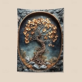 economico Arazzo dell'Albero della Vita-arazzo