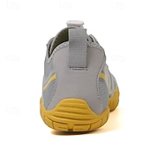 abordables Zapatillas Informales-Hombre Zapatillas de deporte zapatos descalzos Antideslizantes Barranquismo Casual Cuero PU Malla Transpirable Cómodo Antideslizante Cordones Negro / Rojo Negro Azul Real Verano Primavera