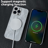 economico Cover per iPhone-telefono Custodia Per iPhone 16 15 14 Pro Max Plus 13 12 Pro Max Copertura Posteriore Custodia ad adsorbimento magnetico Supporta la Ricarica Wireless Resistente agli urti Gradiente di Colore PC