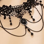 tanie Naszyjniki i wisiorki-1 szt. Naszyjniki For Damskie Ulica Codzienny Kryształ Retro