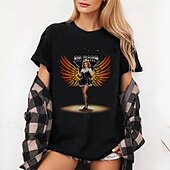 olcso Felsők-Póló Trikó Retro plakát Retro lány Grafikus Kompatibilitás Női Felnőttek Álarcos mulatság Forró bélyegzés Alkalmi / Napi