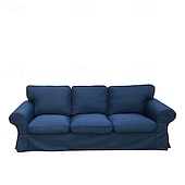 baratos Cobertura de Sofa-Capa de Sofá 3 Lugares Capa de Sofá Ektorp com 3 Capas de Almofadas e 3 Capas de Encosto Slipcover Washable Cor Bordô Ektorp Protetor de Móveis