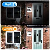 voordelige Wandverlichting buiten-1 st. buitenverlichting op zonne-energie van roestvrij staal, straatnaambord, wandverlichting, huisnummerverlichting, veranda, tuin, entreeverlichting