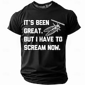 preiswerte Lustige T-Shirts für Männer-Herren Tiermotiv Lustig T Shirt Kurzarm T-Shirt 3D-Druck Rundhalsausschnitt Rundhals Hemd Mode Täglich Lässig Straße Lässig Täglich Schwarz Weiß Rote Sommer Frühling Ganzjahres Bekleidung S M L XL