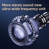 זול אוזניות לטלפון ולעסקים-אוזניות Bluetooth 5.3 חופשיות מדיבור אוזן קליפ סטריאו ENC סינון רעש עבור כושר וטלפונים ניידים