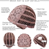 abordables Perruques Synthétiques Sans Bonnet-Perruque marron ombré pour femme avec frange rideau, cheveux synthétiques bouclés naturels de longueur moyenne, résistants à la chaleur, pour un usage quotidien, pour un cosplay ou une fête