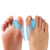 cheap Bunion Corrector-Bunion Cushion Protector, 10 Packs of Bunion Corrector Pads with Separator for Big Toe, Gel Shield for Foot Pain Relief, Calluses, Corns - Blue
