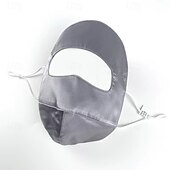 economico Abbigliamento da casa-Maschera in seta traspirante fresca con protezione solare anti-UV maschera in seta morbida antipolvere double-face in seta di gelso