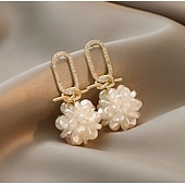 cheap Accessories and More-Women's Drop Earrings Classic Joy S925 Sterling Silver Earrings Jewelry Gold For Wedding Valentine's Day Prom Festival