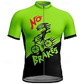billiga Tröjor för män-Herr Cykeltröja Kortärmad Cykel T-shirt Tröja med 3 bakfickor Bergscykling Andningsfunktion Snabb tork Anatomisk design Uppsugande Gul Röd Blå Grafisk sporter Kläder