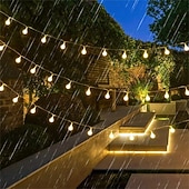  venkovní led koule koule řetězová světla 100/50/30 m víla světlo 800/400/300 led pro párty zahrada dvoře barevné romantické dekorace osvětlení IP44 vodotěsné