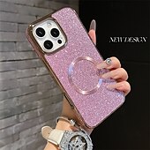 economico Cover per iPhone-telefono Custodia Per Apple AirTag iPhone 16 Pro Max Plus iPhone 15 14 Pro Max Plus iPhone 13 12 Pro Max Copertura Posteriore Custodia ad adsorbimento magnetico Magnetico Supporta la Ricarica