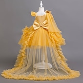 Děti Dívčí Šaty na párty Pevná barva Bez rukávů Zvláštní příležitosti Princeznovské Polyester Šaty na párty Léto Jaro Děti Žlutá Světlá růžová Trávová zelená levne Párty šaty-Děti Dívčí Šaty na párty Pevná barva Bez rukávů Zvláštní příležitosti Princeznovské Polyester Šaty na párty Léto Jaro Děti Žlutá Světlá růžová Trávová zelená