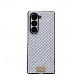 economico Cover Samsung-telefono Custodia Per Samsung Galaxy Piegatura a Z 7 Z Fold 6 Z Fold 5 Z Fold 4 Z Fold 3 Copertura Posteriore Resistente agli urti Retrò TPU Pelle PU