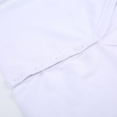 preiswerte Einfarbiges T-Shirt-Damen Bluse Einfach Modern Langarm V Ausschnitt Crop Tops Täglich Ferien Ausgehen Knöpfe Schwarz Weiß Grau Sommer
