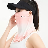 preiswerte Freizeitkleidung-Sonnenschutzschleier Damen Sommer atmungsaktive Ice Silk Gesichtsabdeckung Radfahren Sonnenschutz Anti-UV Ohrhängende Gesichts-Handtuch