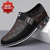 billige Uformelt-svarte slip-on joggesko for menn med teksturert design – komfortable sko for fritids- og hverdagsbruk